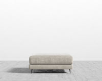 Berlin Ottoman - Venice Vegan Suede - Latte