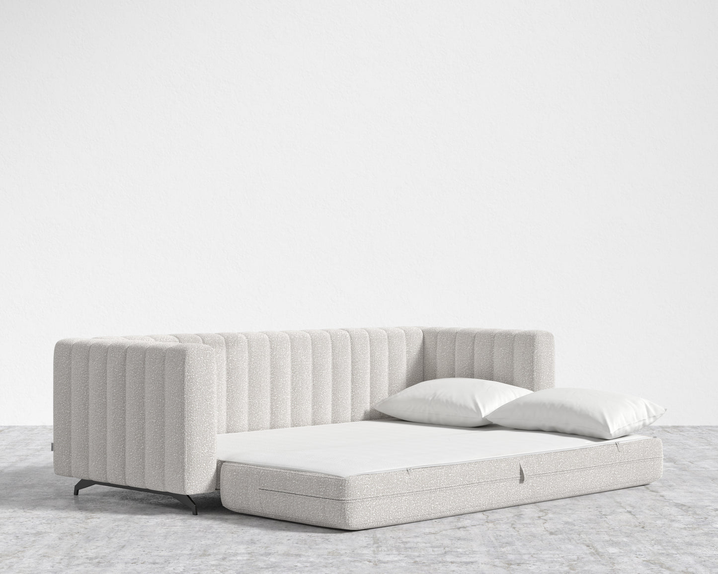 Berlin Sleeper Sofa - Chatou Boucle - Pearl