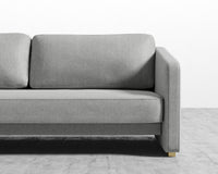 Bristol Futon - Modern Felt - Malmo - Brass legs