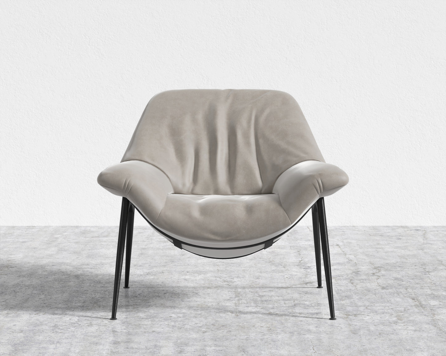 Davos Lounge Chair - Venice Vegan Suede - Latte