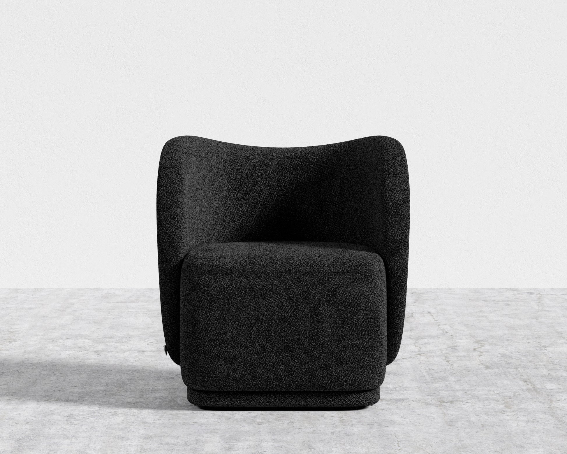 Diane Lounge Chair - Chatou Boucle - Caviar