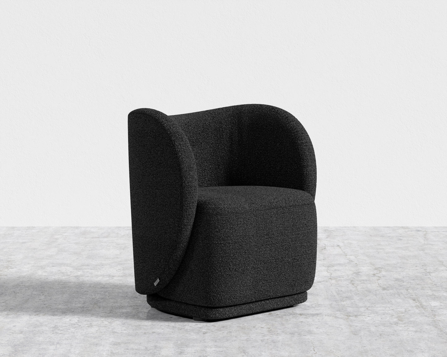 Diane Lounge Chair - Chatou Boucle - Caviar