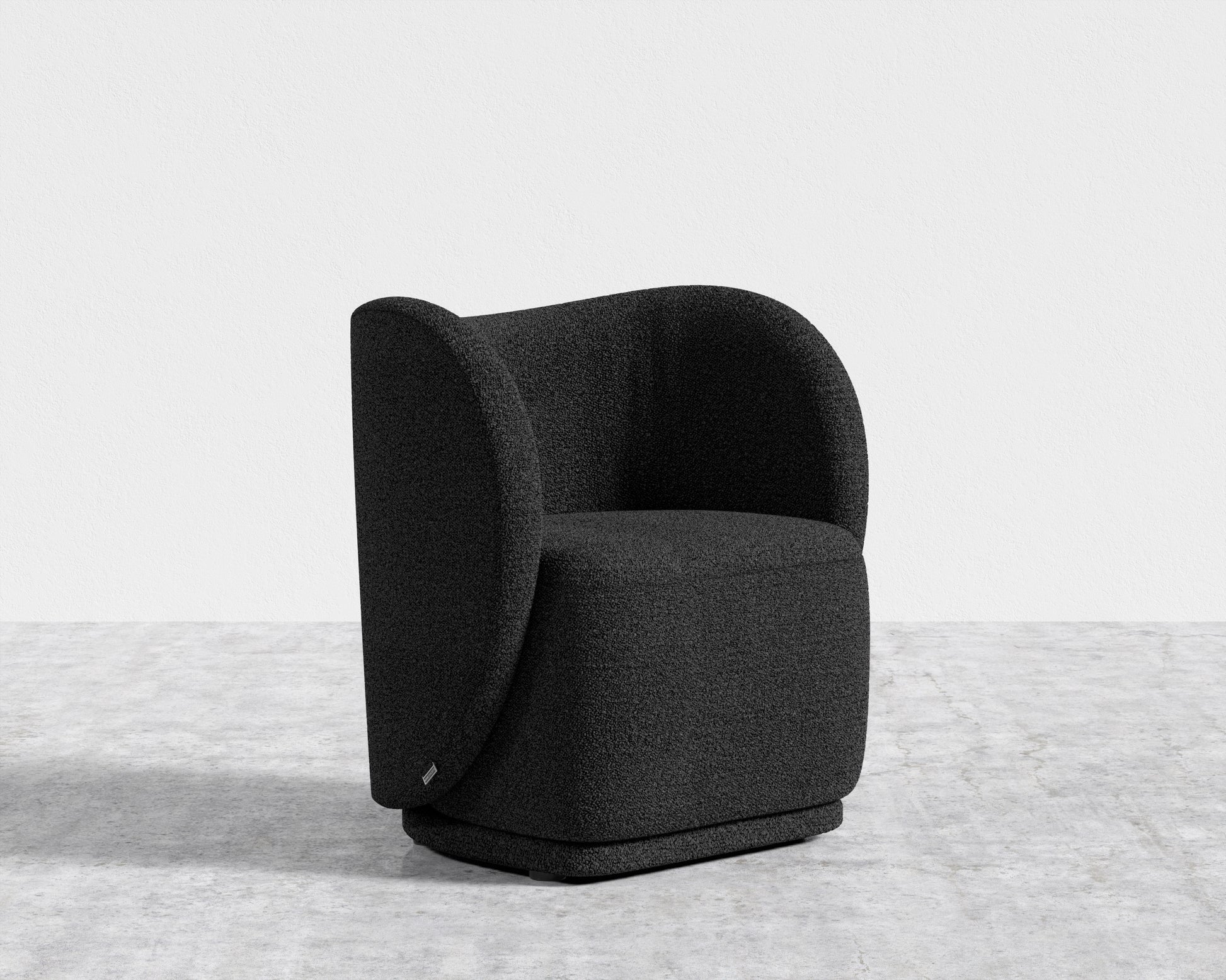 Diane Lounge Chair - Chatou Boucle - Caviar