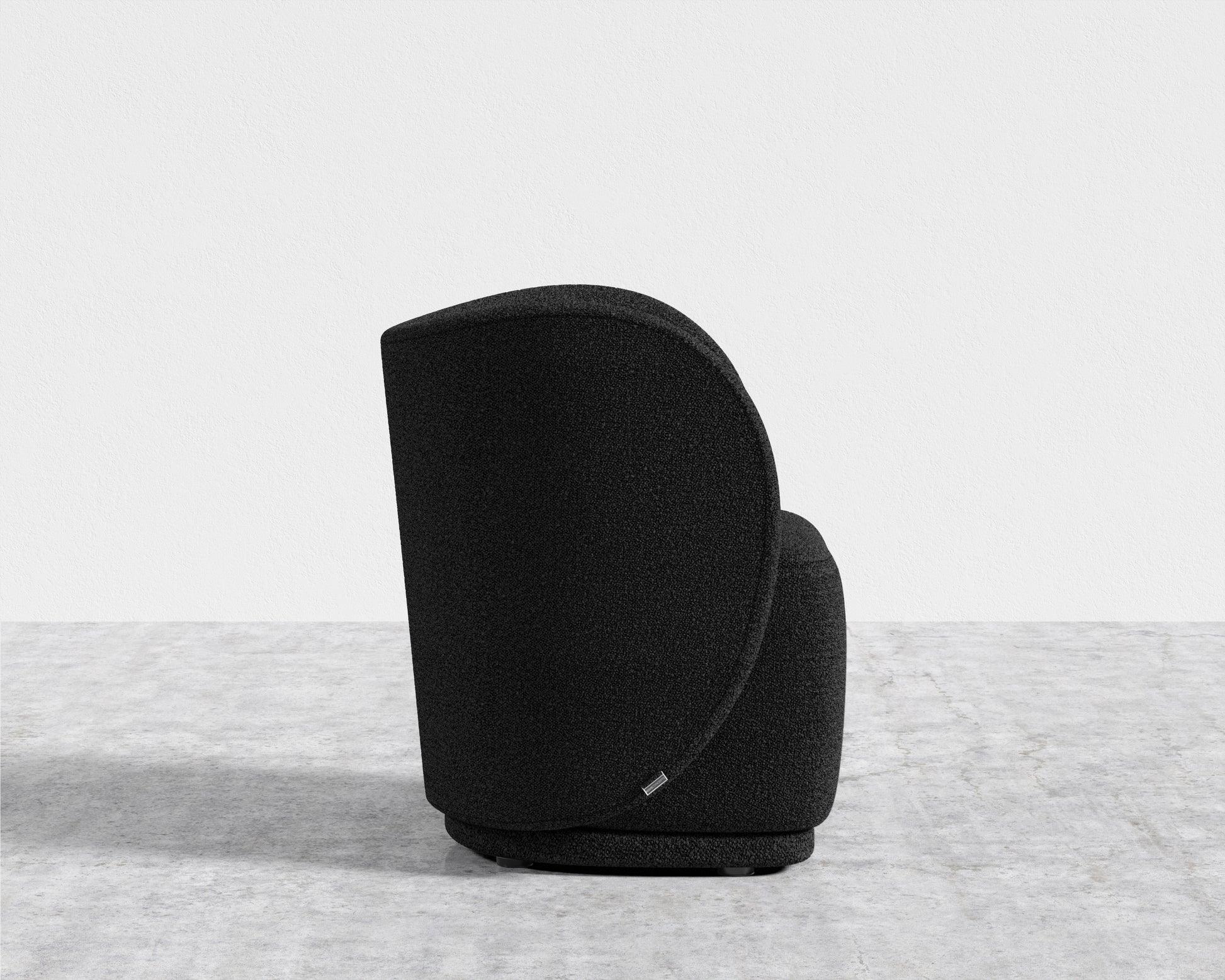 Diane Lounge Chair - Chatou Boucle - Caviar