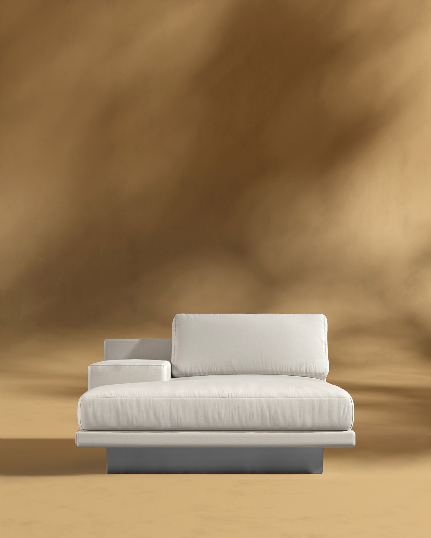 Dresden Outdoor Left Chaise with Armrest