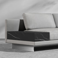 Dresden Outdoor Ceramic Side Table - Black