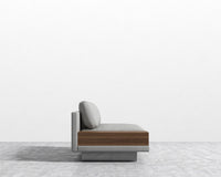 Dresden Armless Sofa with Side Table - Modern Felt - Malmo