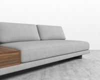 Dresden Armless Sofa with Side Table - Modern Felt - Malmo