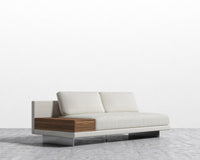 Dresden Armless Sofa with Side Table - Modern Felt - Alesund