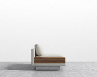 Dresden Armless Sofa with Side Table - Modern Felt - Alesund