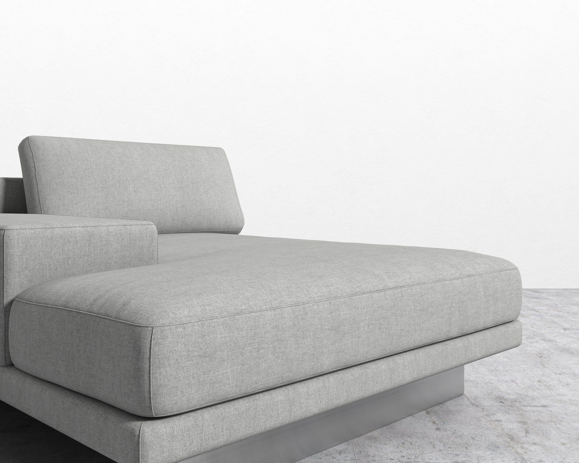 Dresden Left Chaise - Modern Felt - Malmo