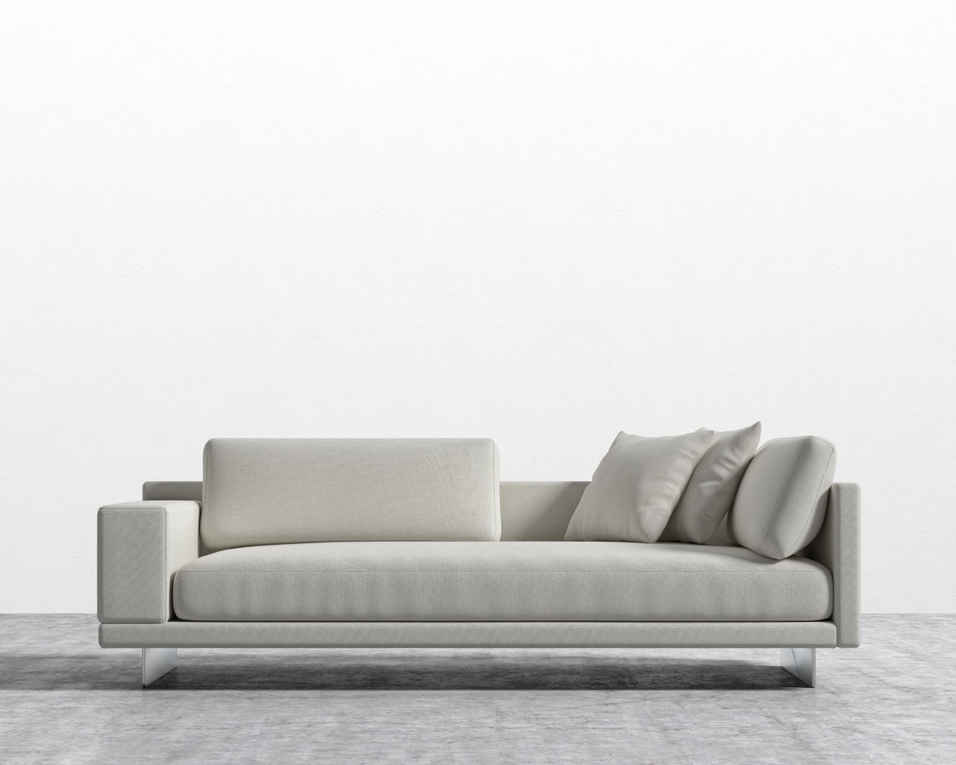 Dresden Left Arm Sofa - Modern Felt - Alesund