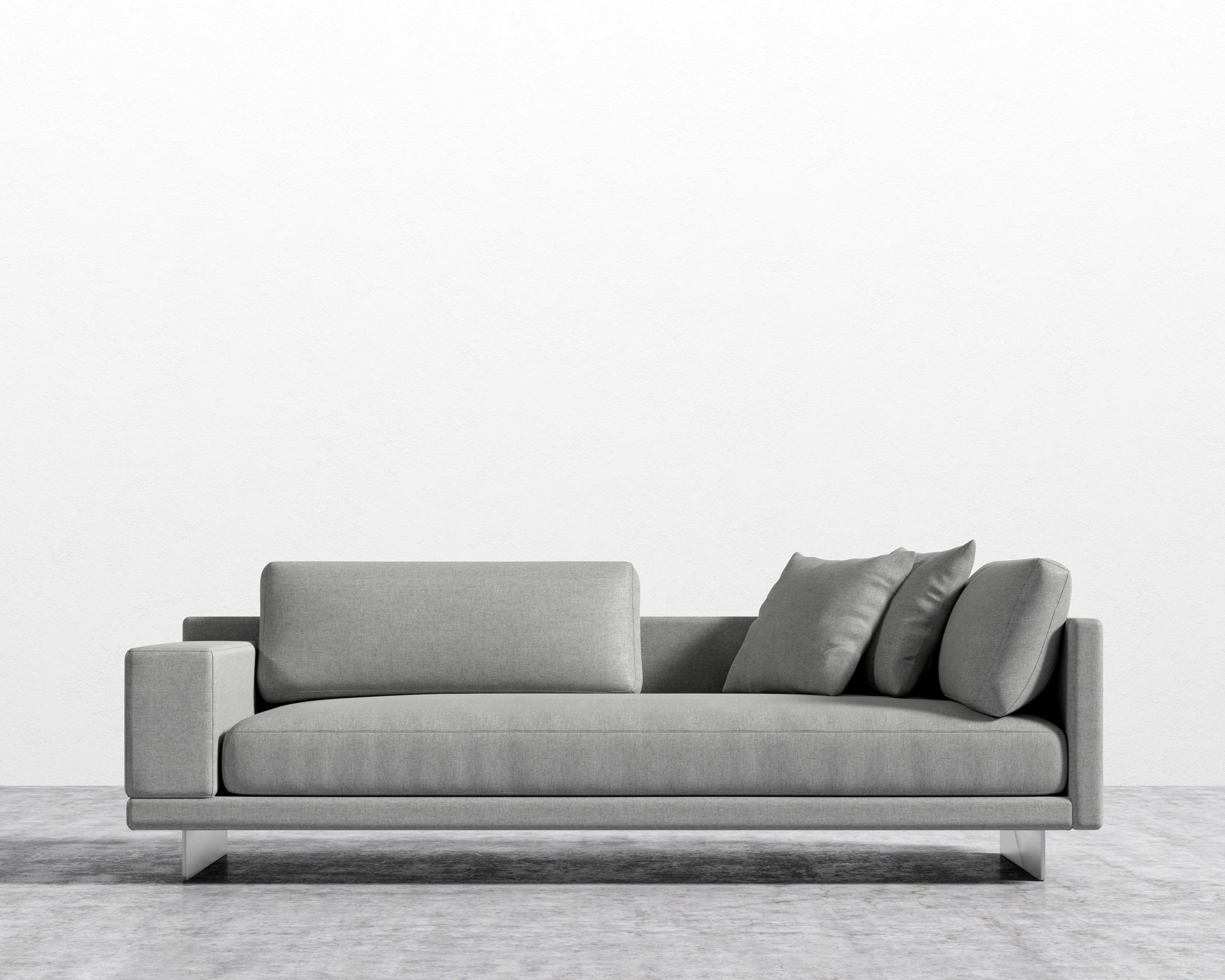 Dresden Left Arm Sofa - Modern Felt - Malmo