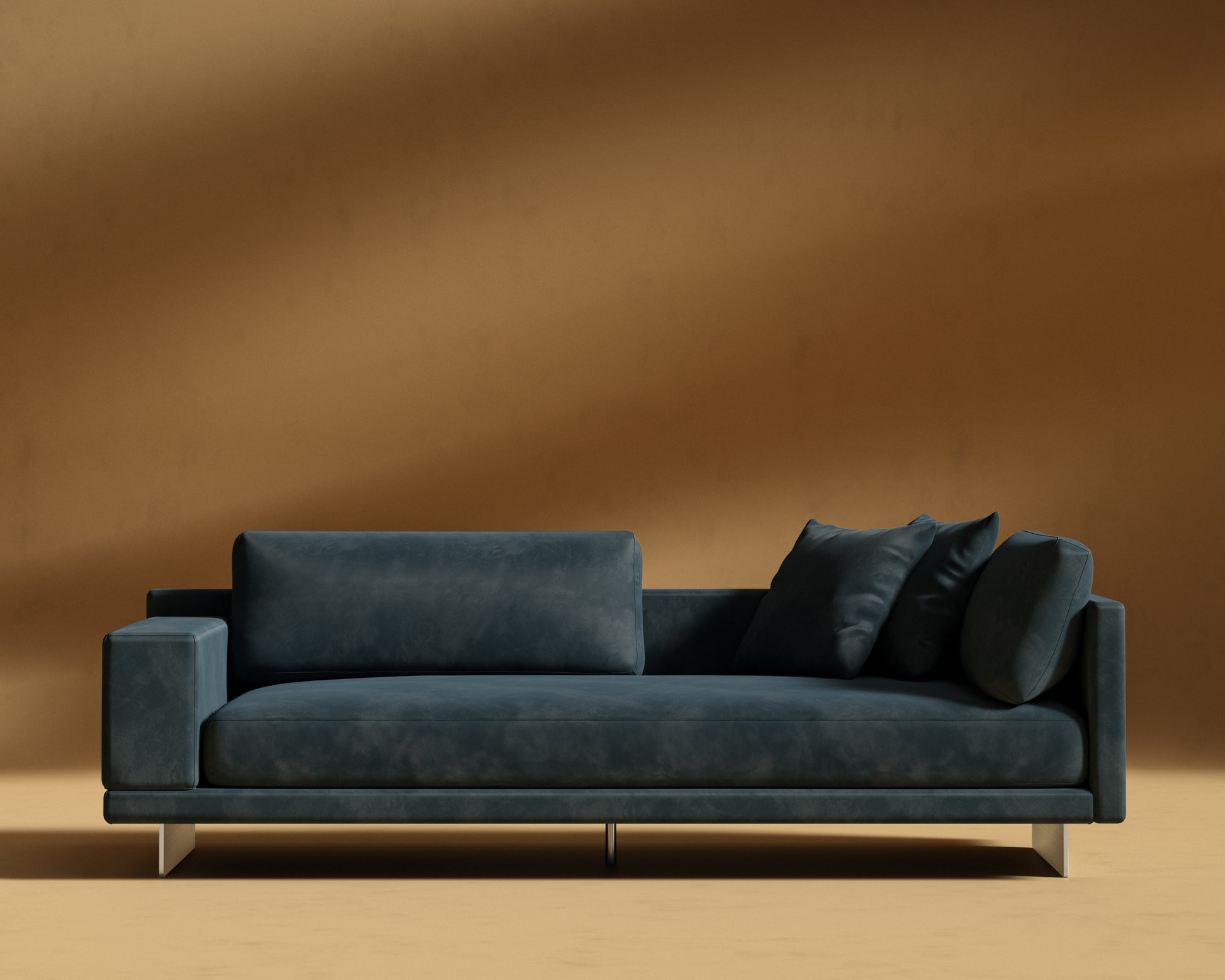 Dresden_Left_Arm_Sofa_Plush_Velvet_Prussian