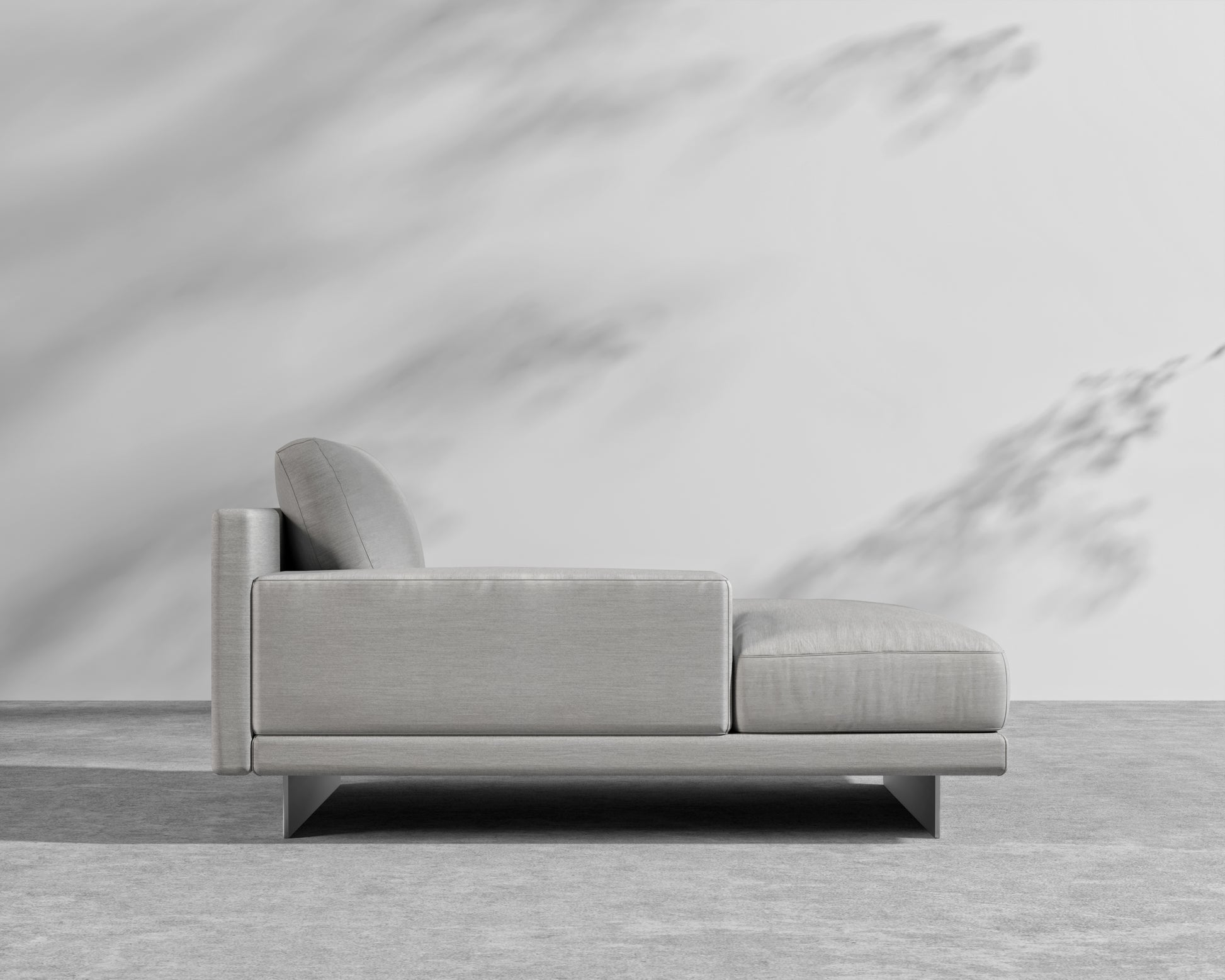 Dresden Outdoor Left Chaise with Armrest - Encino