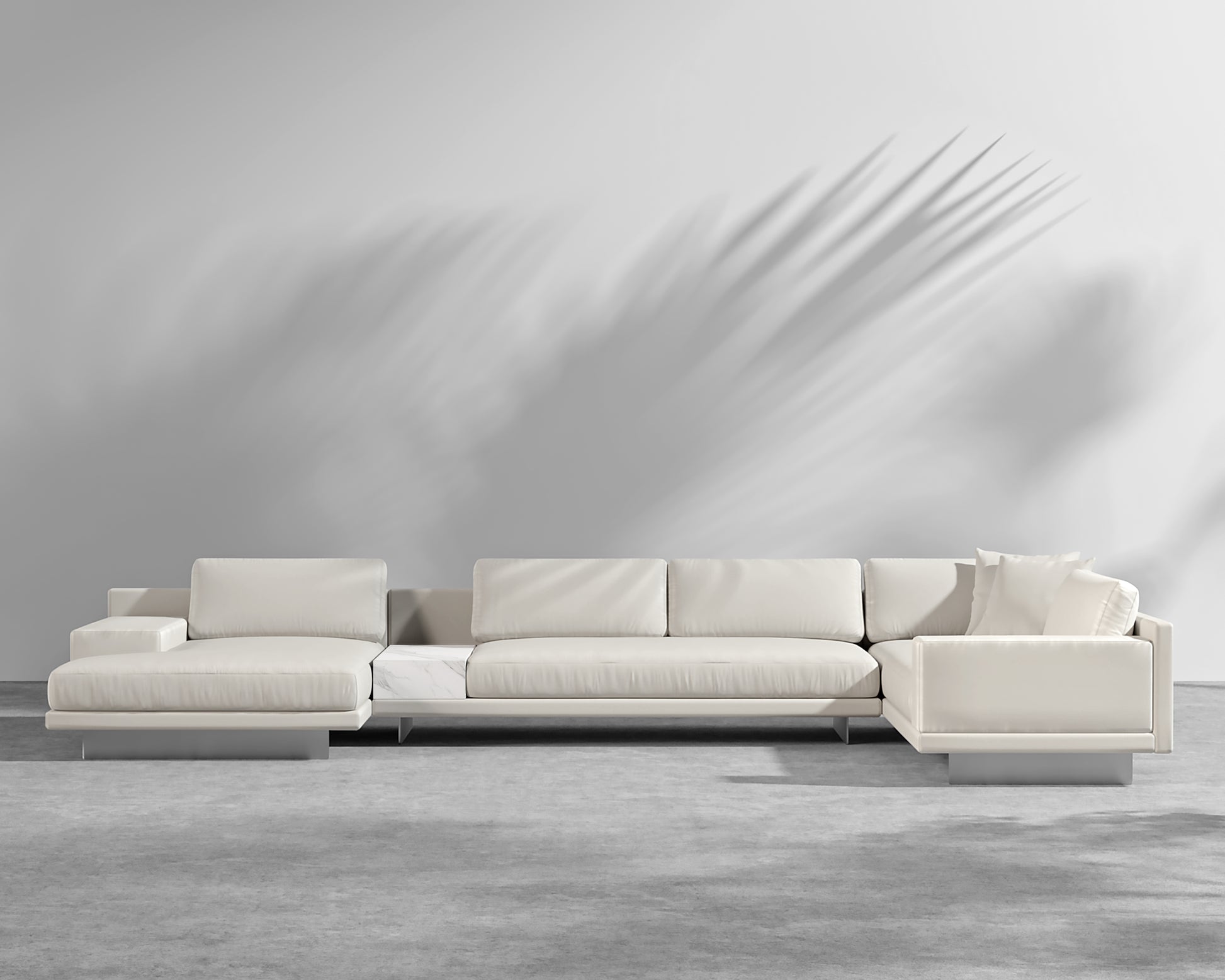 Dresden Outdoor Modular Sectional - Palisades - White Ceramic