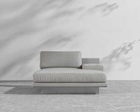 Dresden Outdoor Right Chaise with Armrest