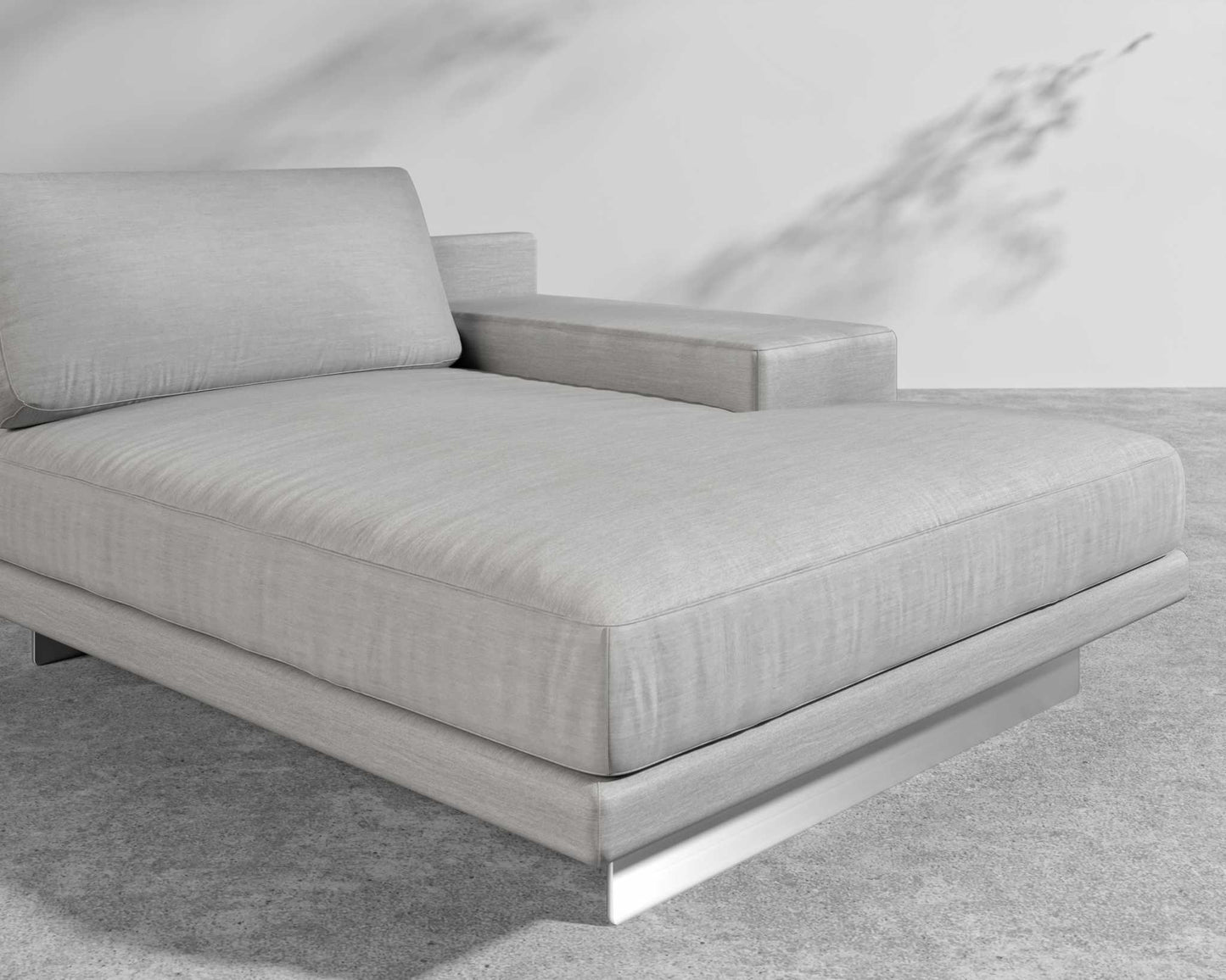 Dresden Outdoor Right Chaise with Armrest