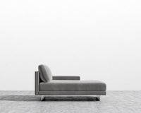 Dresden Right Chaise - Plush Velvet - Glacier Grey