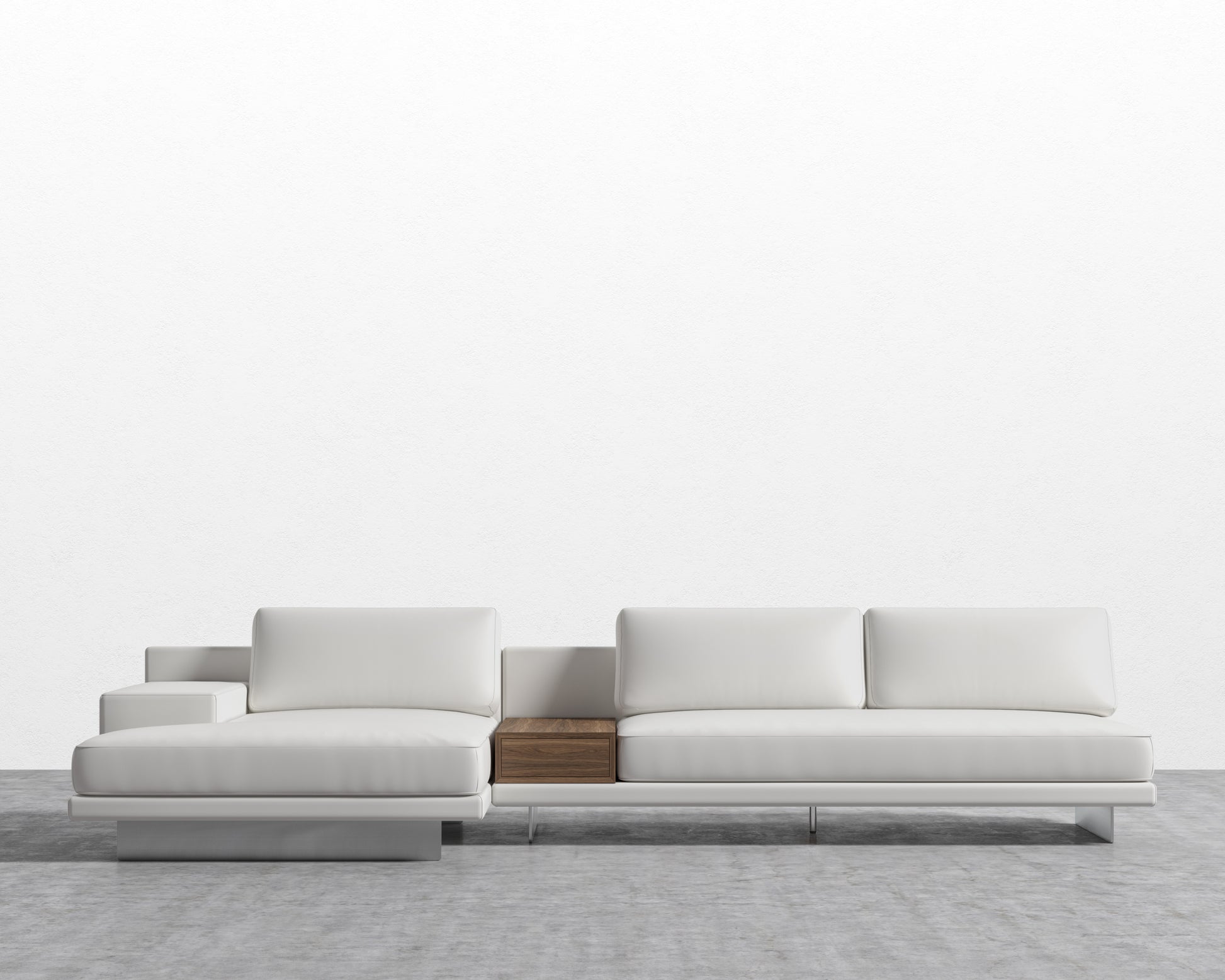 Dresden Sectional Sofa - Microfiber - Trento Eggshell