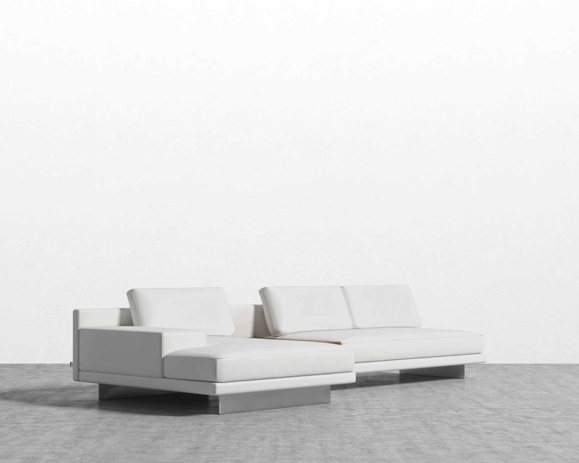Dresden Sectional Sofa - Microfiber - Trento Eggshell