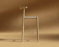 Elbow Counter Stool - Woven