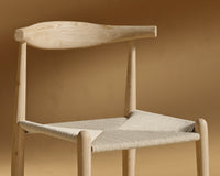 Elbow Counter Stool - Woven - Natural