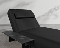 Florian Outdoor Lounger - Black Frame -  Arcadia black - Pietra Ceramic