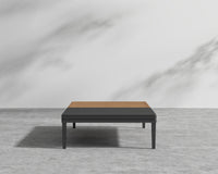 Francis Outdoor Coffee Table - Black