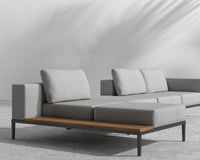 Francis Outdoor Modular - Black Frame - Encino