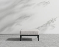 Francis Outdoor Ottoman - Palisades - Black Frame