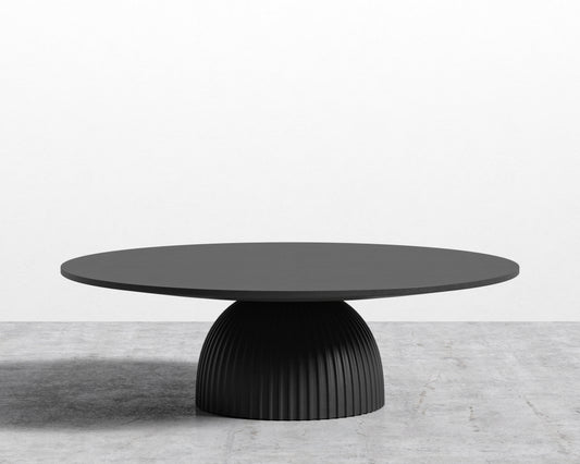 Gallus Coffee Table - 36" -  Black Concrete