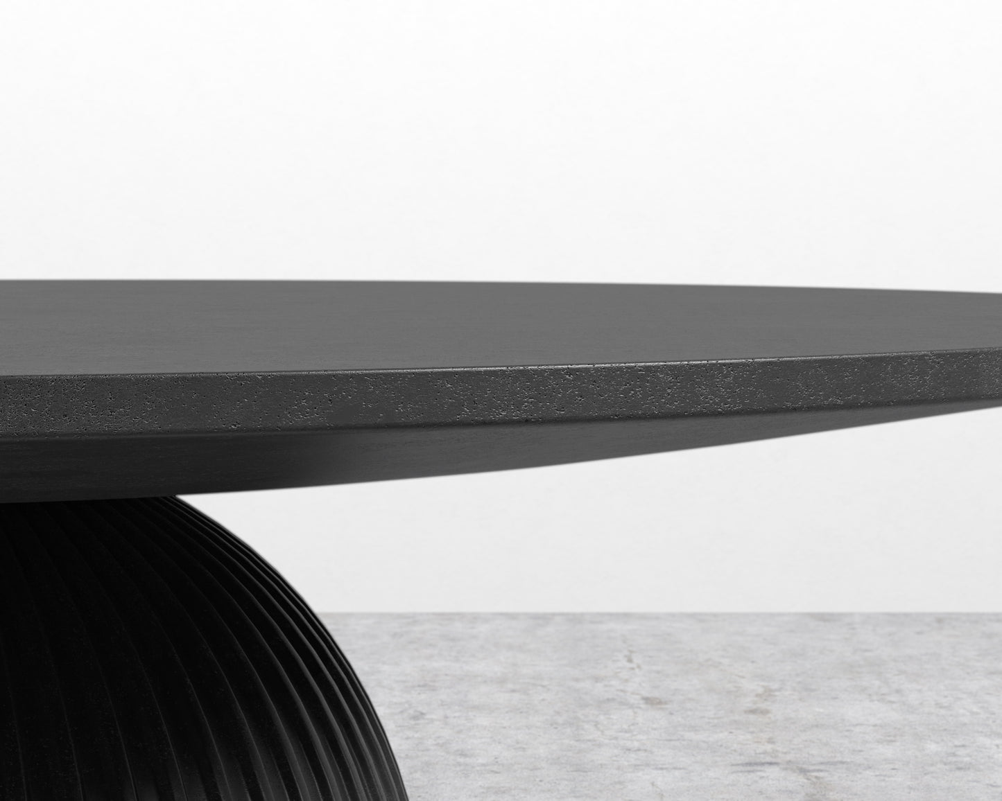 Gallus Coffee Table - 36" -  Black Concrete