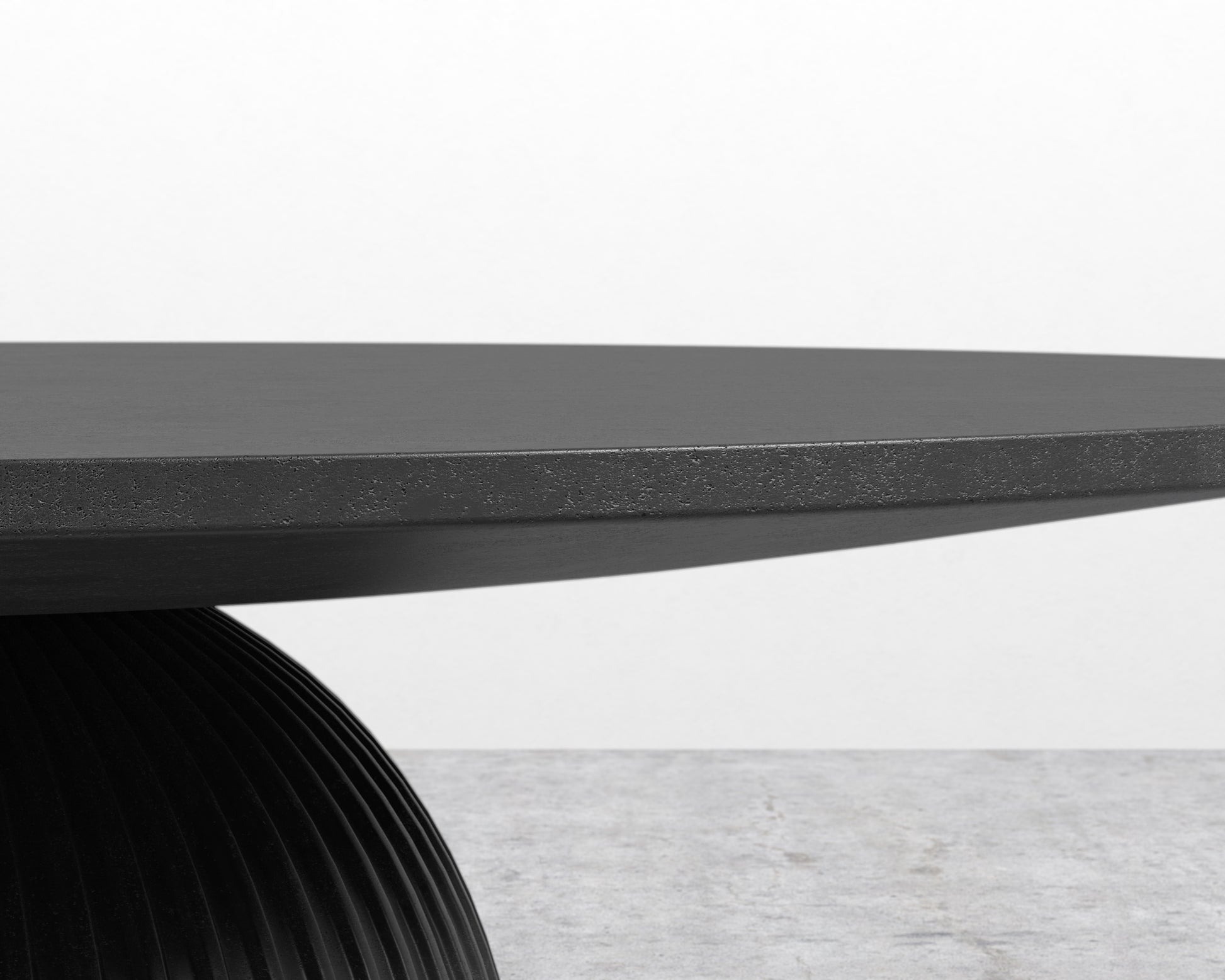 Gallus Coffee Table - 36" -  Black Concrete