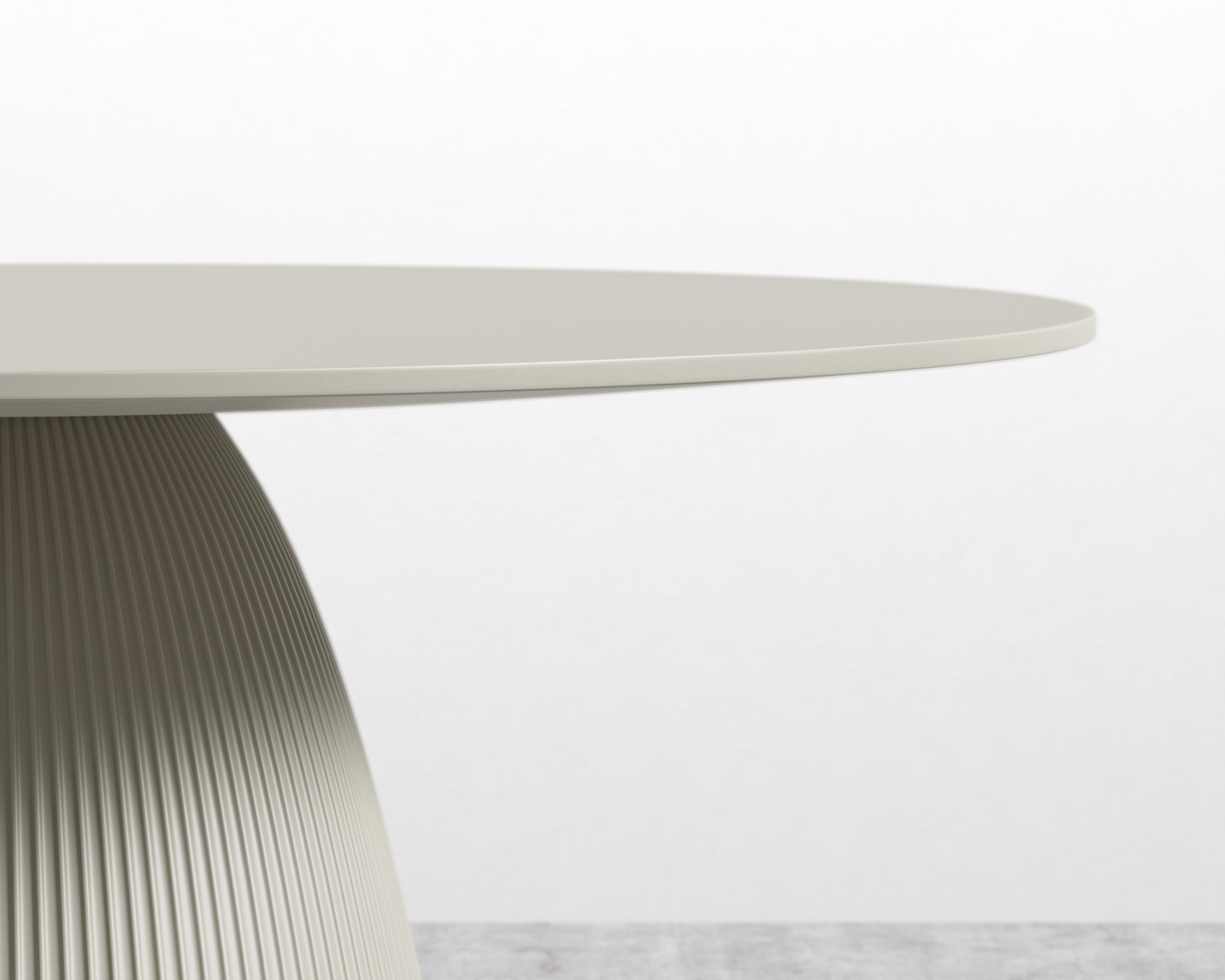 Gallus Dining Table - Alabaster Concrete - 63"
