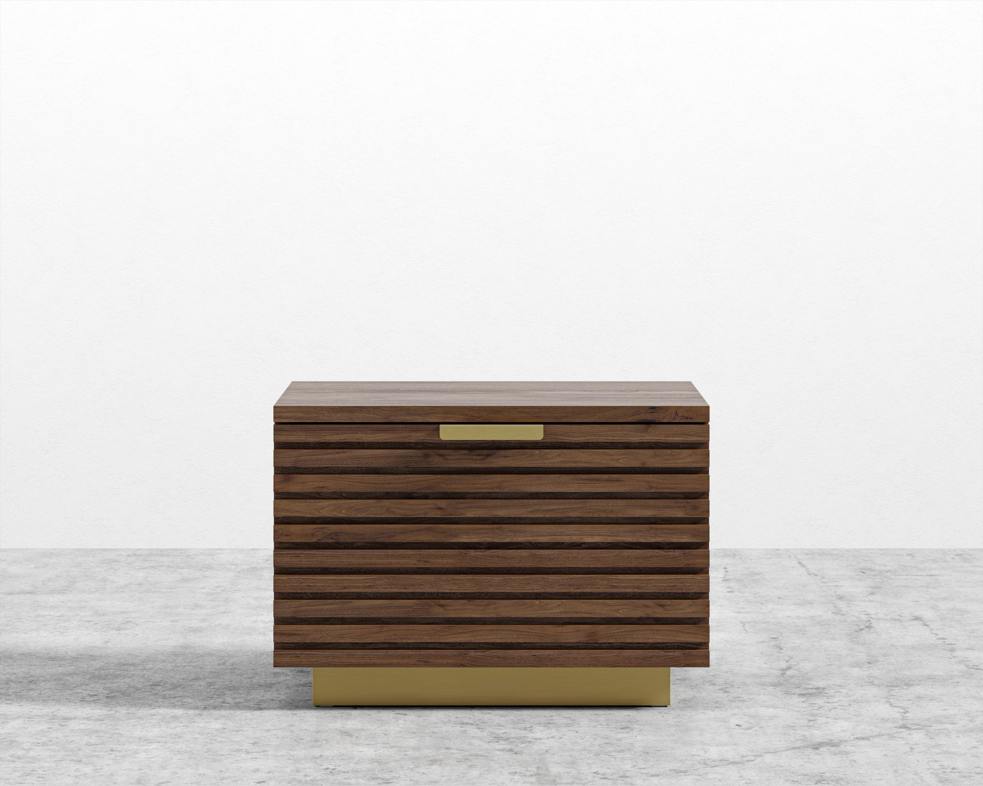 Georgio Night Stand - Walnut-stained