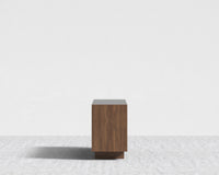 Gia Storage - Black Marble - Walnut