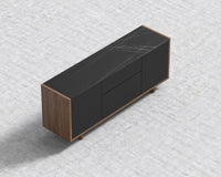 Gia Storage - Black Marble - Walnut