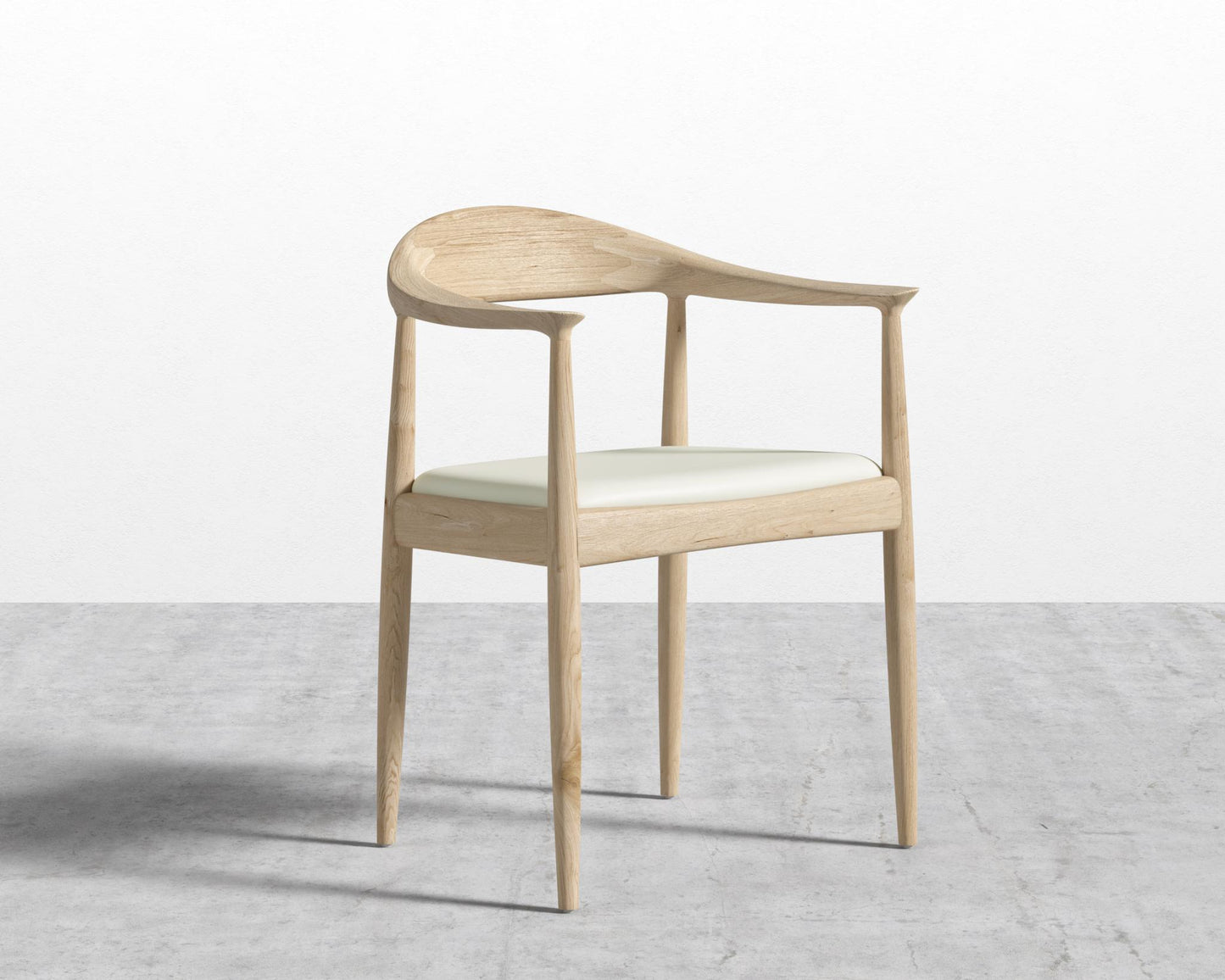 Round Chair - Natural - Monaco Cream