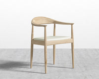 Round Chair - Natural - Monaco Cream
