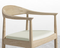 Round Chair - Natural - Monaco Cream