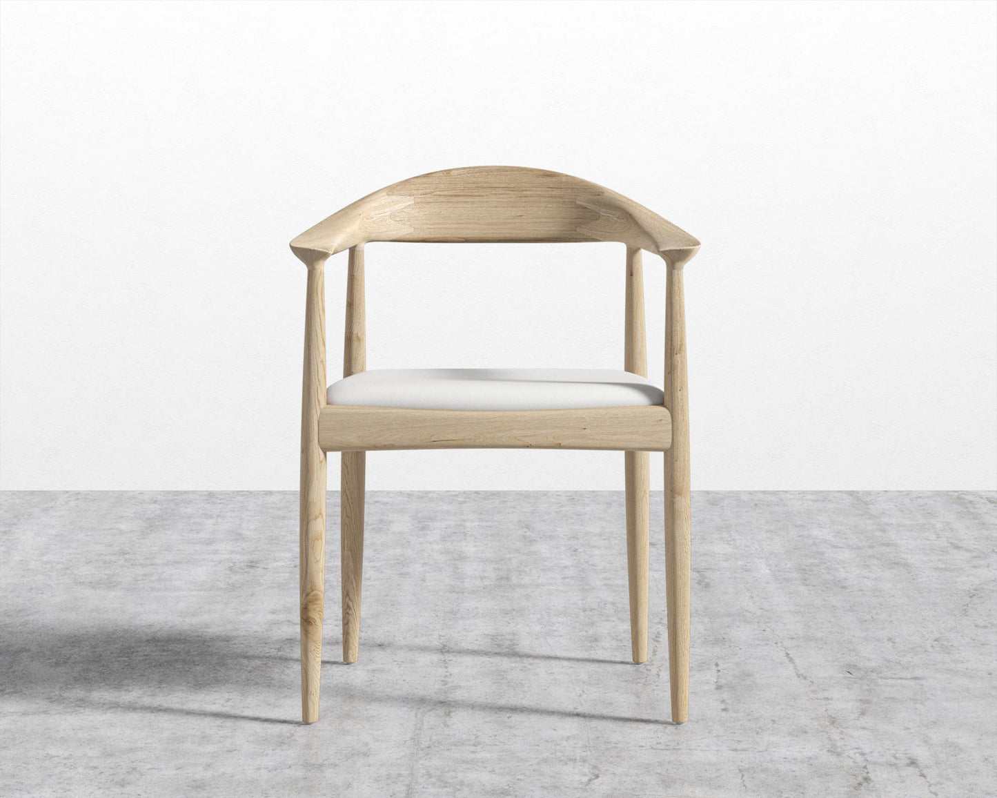Round Chair - Natural - Trento Eggshell