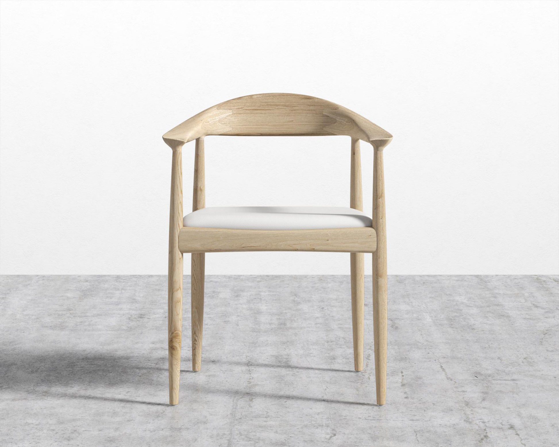 Round Chair - Natural - Trento Eggshell