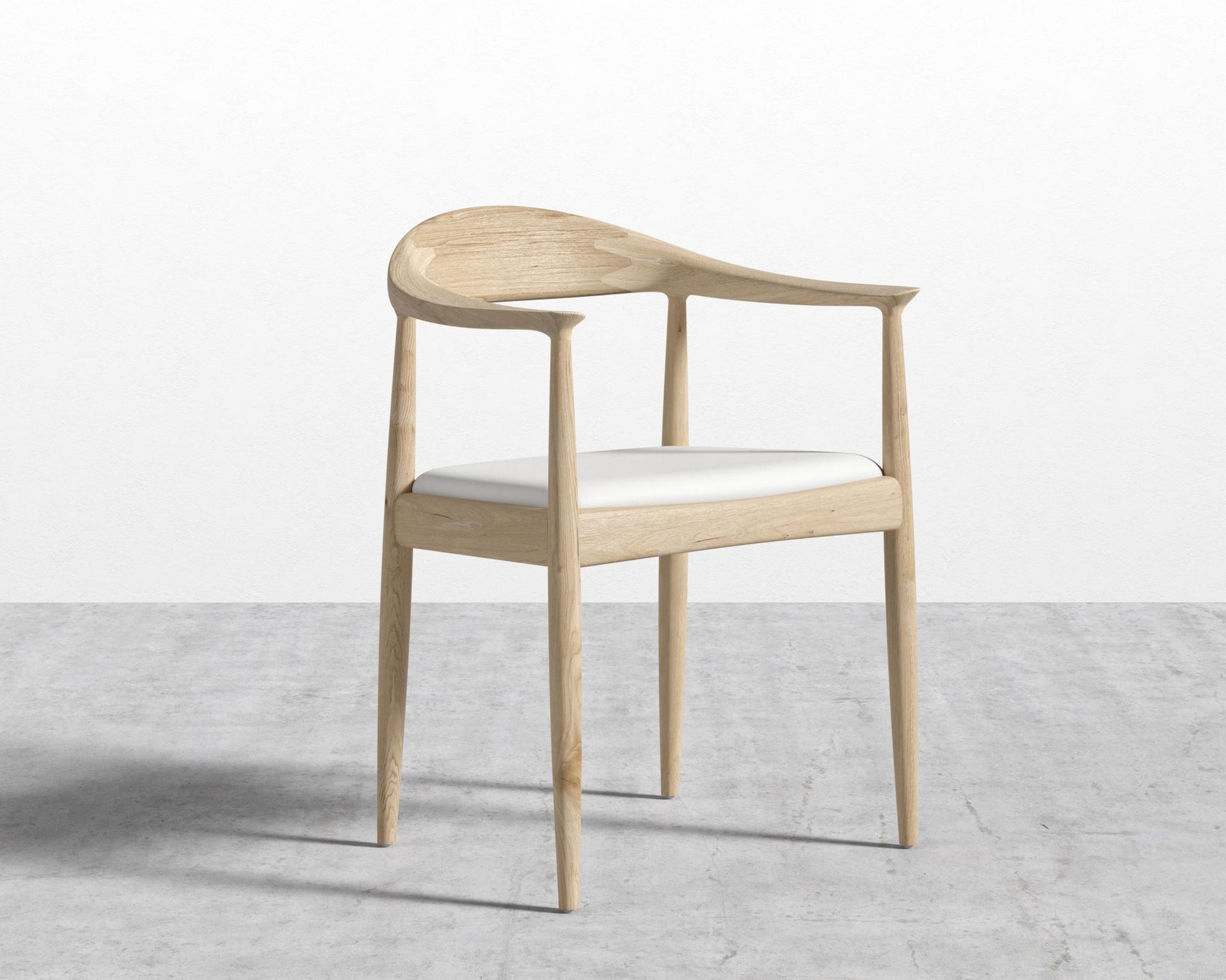 Round Chair - Natural - Trento Eggshell