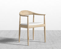 Round Chair - Natural - Trento Eggshell