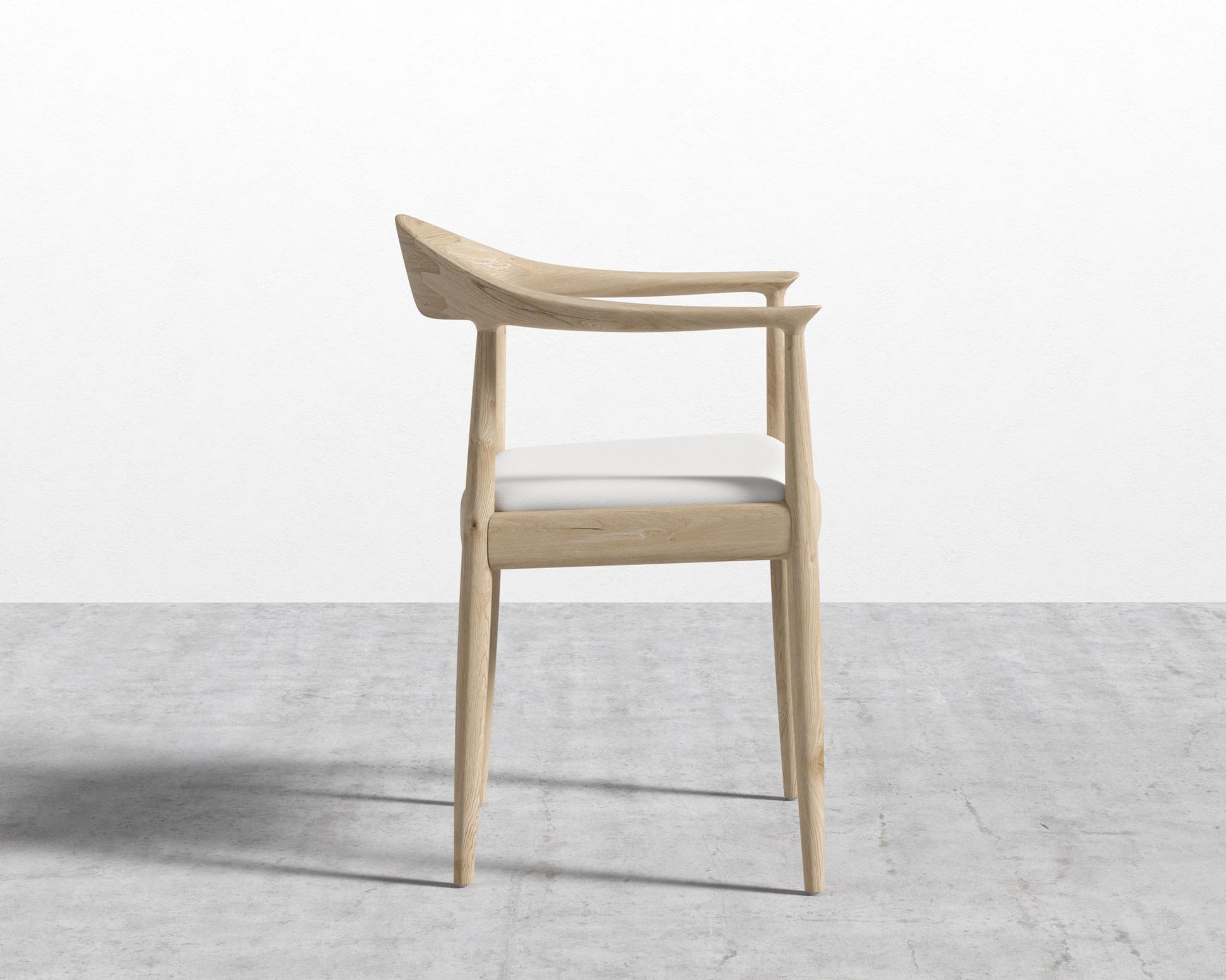 Round Chair - Natural - Trento Eggshell