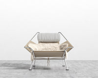 Flag Halyard Chair - Microfiber - Trento Eggshell