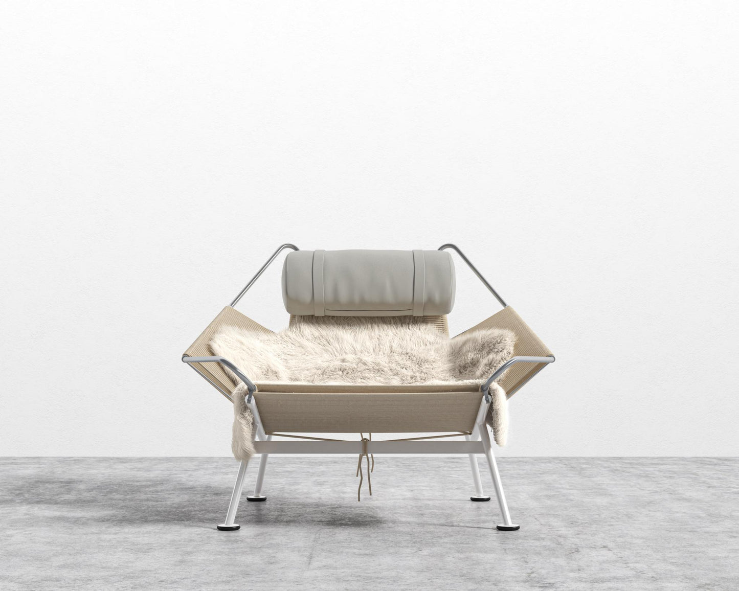 Flag Halyard Chair - Microfiber - Trento Taupe