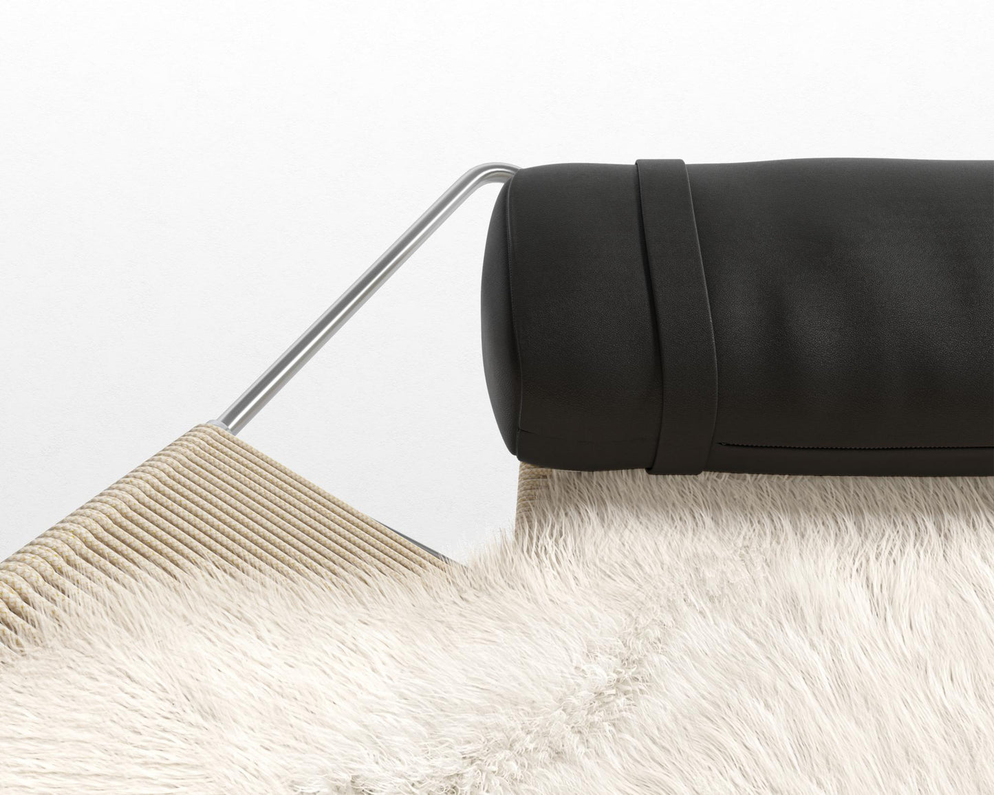 Flag Halyard Chair - Microfiber - Trento Jet Black