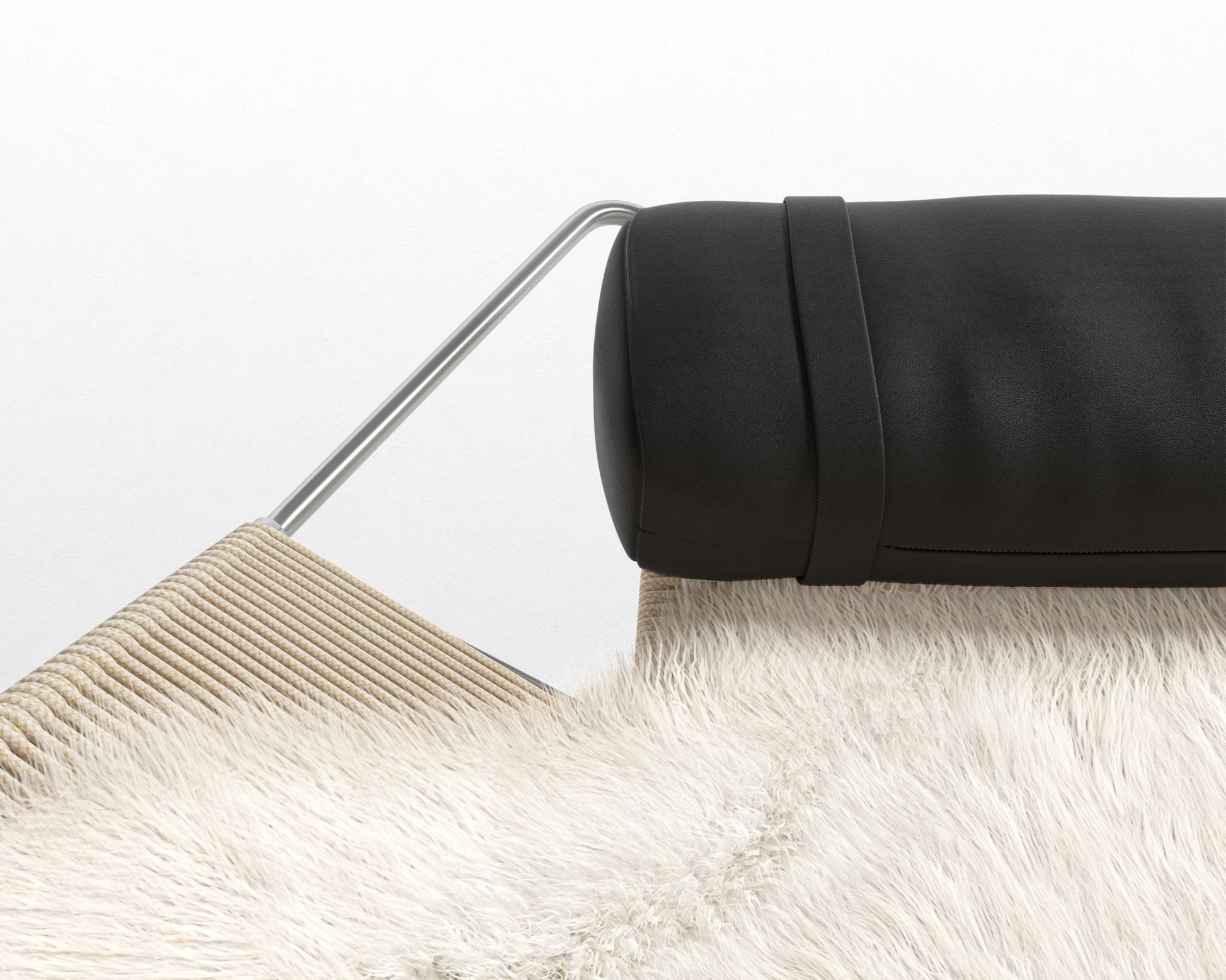 Flag Halyard Chair - Microfiber - Trento Jet Black